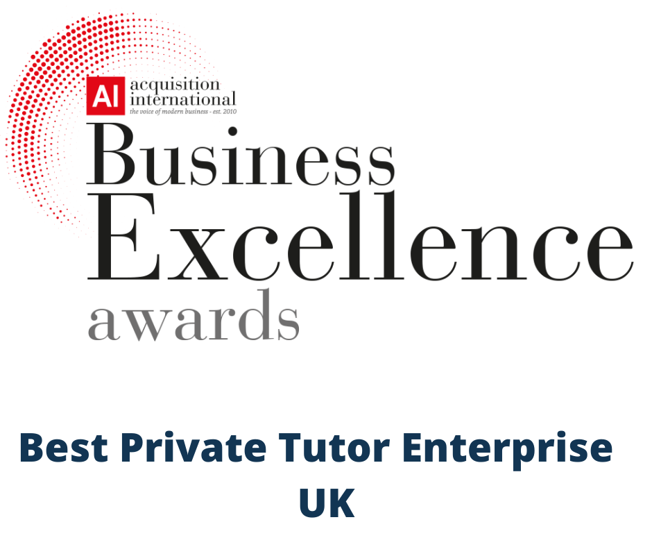 Principal Tutors winner of Best Private Tutor Enterprise UK. Awarded by Acquisition International Business Excellence awards.